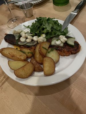 Lions mane anticuchos   at Bloom in Chicago