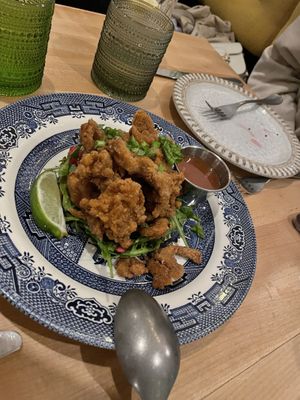 Huli huli oyster mushrooms   at Bloom in Chicago