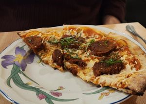 Yuca Pepperoni Flatbread at Bloom in Chicago