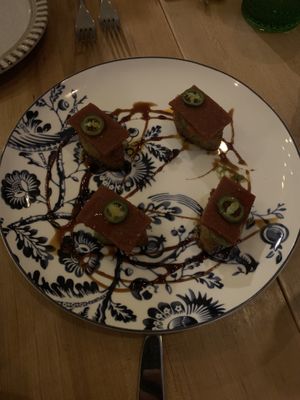 Sun Dried Tomato Sashimi  at Bloom in Chicago