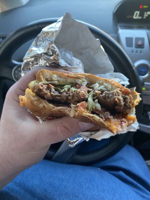 Burger at Slutty Vegan - Edgewood in Atlanta