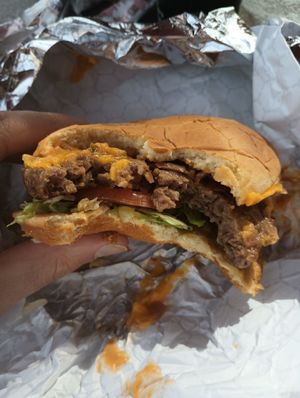 One Night Stand burger. at Slutty Vegan - Edgewood in Atlanta