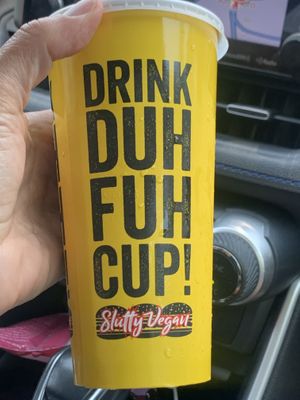 Stay hydrated friends !  at Slutty Vegan - Edgewood in Atlanta