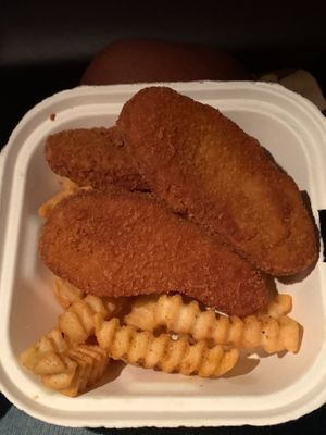 Chick'n tenders and slutty fries kids meal to go

 at Slutty Vegan - Edgewood in Atlanta