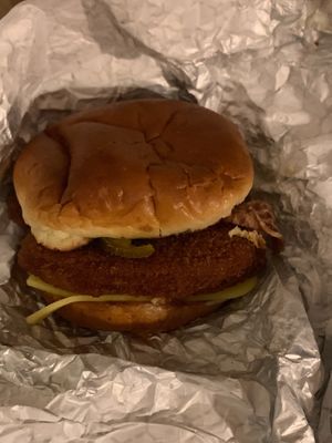 "Project Chik" sandwich to go

 at Slutty Vegan - Edgewood in Atlanta