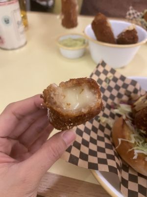 Mozzarella sticks #Veganuary at Rudy's Vegan Butcher & Diner in North London