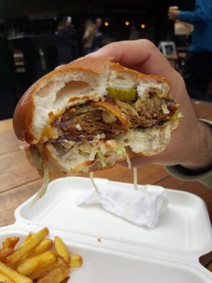  at Rudy's Vegan Butcher & Diner in North London