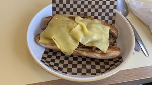 Cheesesteak. Cheese wasn’t even fully melted  at Rudy's Vegan Butcher & Diner in North London