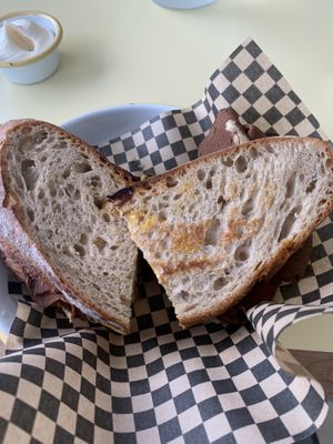 Vegan Reuben   at Rudy's Vegan Butcher & Diner in North London