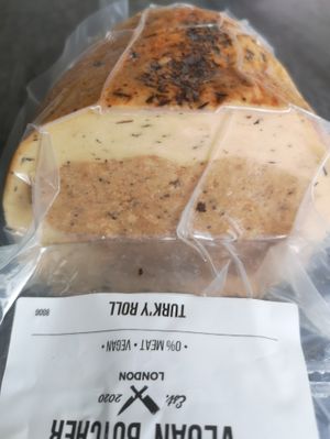 Ready for the freezer ❄️ at Rudy's Vegan Butcher & Diner in North London