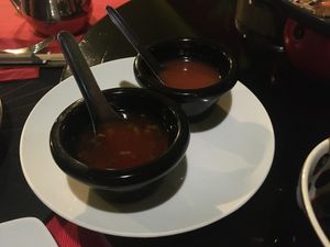 Sauces at Wan-Chai Chinese Restaurant in Paralimni