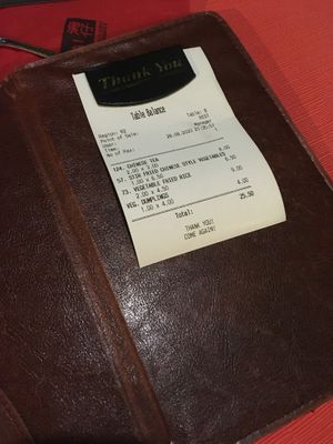 For vegans it is not that expensive!  at Wan-Chai Chinese Restaurant in Paralimni