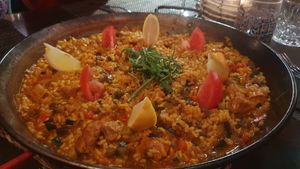 Vegan Paella at Iberia in Zurich