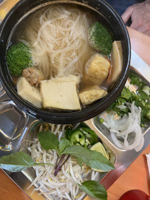 Vegan pho   at Pho Hot in Annandale