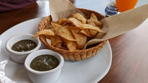 Chips and salsa at Mi Corazon Mexican Cuisine in Cannon Beach