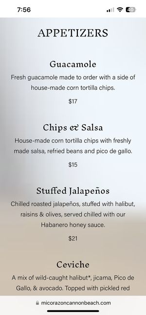  at Mi Corazon Mexican Cuisine in Cannon Beach