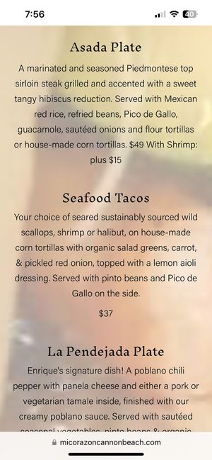  at Mi Corazon Mexican Cuisine in Cannon Beach