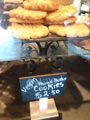 Vegan cookie at Halwa Bakery & Cafe in Blacksburg