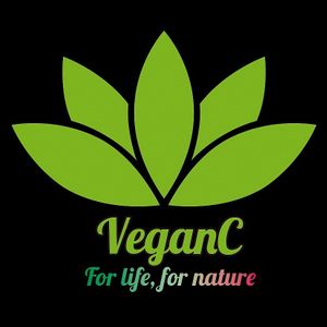 Our logo at VeganC in Santa Cruz