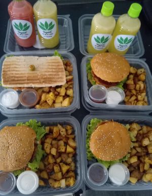 ready to take away at VeganC in Santa Cruz