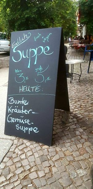 Soup at SmooBar Café - Maybe closed in Berlin