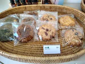 Vegan cookies  at Olola in Sacheon
