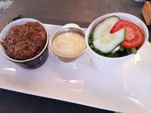 Vegan Stoofloos at De Vierslag in Kortenaken