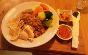 Nasi Goreng (no egg for vegan) at Warung in Koh Phangan