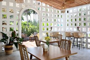 View from Inside Warung Restaurant at Warung in Koh Phangan