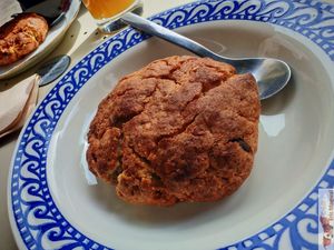 Supra cookie, miso and nuts at Café Augustin in Rouen