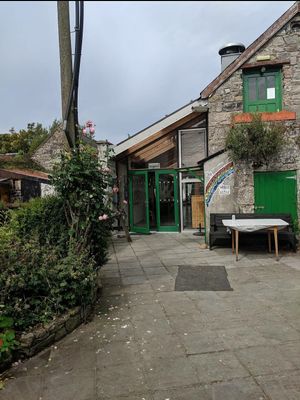 Back garden at The Garden Cafe in Scarriff
