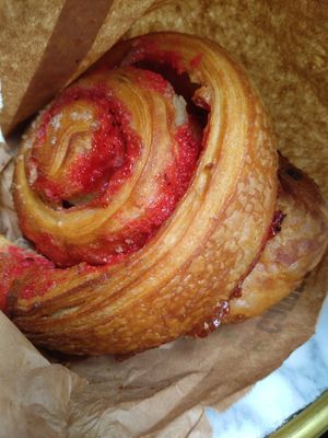 Vegan pastries at Bakery J.M. Coste in Grenoble