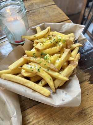 Fries of Glory (veganised)  at The Woods in Worthing