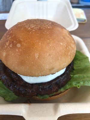 Soy teriyaki burger at Plantruck - Maybe closed in Osaka
