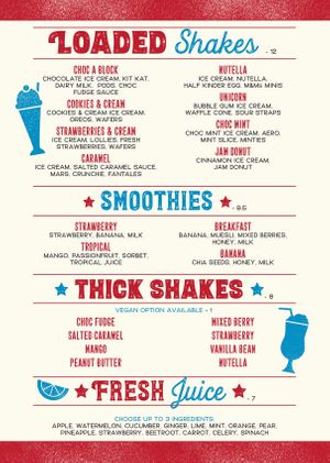 Dessert menu 2 at The Pickled Duck in Modbury