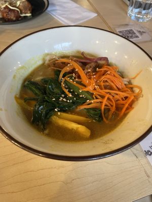 Vegan Japanese style Ramen   at Musoshin Ramen in Toronto