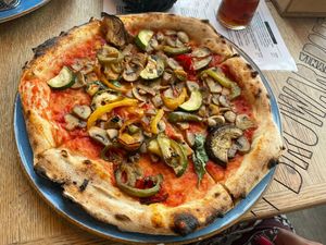 Vegetariana pizza 🍕 (without cheese) at Browar Port in Gdynia