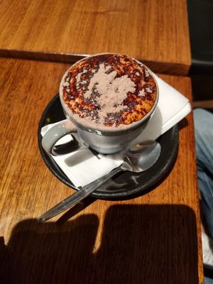 Soy cappacino at Caffe Primo in Modbury