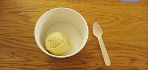 Vegan vanilla at Grycan -  in Gdansk