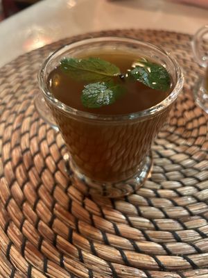 Ethiopian mint teaa  at Gonder in Madrid