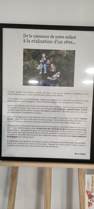 Presentation at Comme Avant in Paris