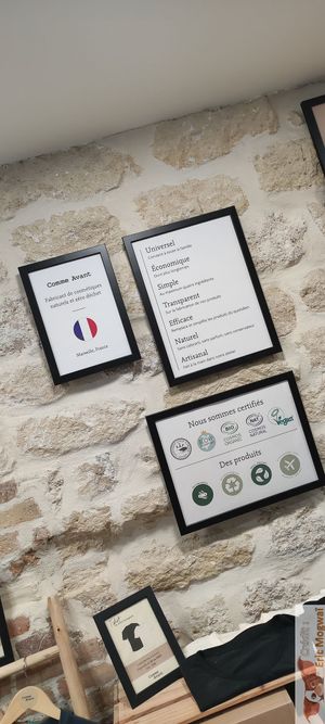 Certifications at Comme Avant in Paris