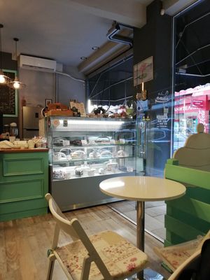 Inside at Cake Lab in Sofia