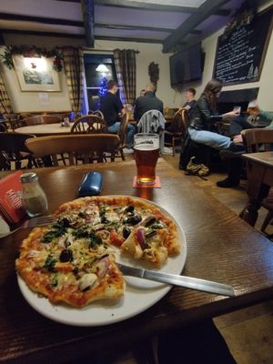 Specials on the board.  Extensive menu at the bar at The Sun Inn in Penrith