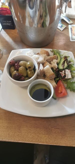 Artisan Bread and Olives at The Sun Inn in Penrith