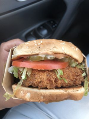 Spicy chicken sandwich  at Nice Burger - Santa Ana in Santa Ana