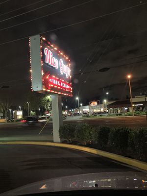 Cannot miss the lit up sign on 17th! at Nice Burger - Santa Ana in Santa Ana