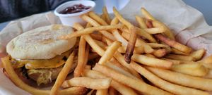 Nice muffin at Nice Burger - Santa Ana in Santa Ana