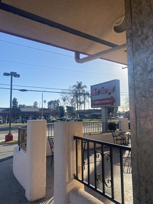 Nice Burger Signage w/Outdoor Seating Area  at Nice Burger - Santa Ana in Santa Ana