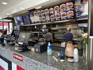 Nice big menu  at Nice Burger - Santa Ana in Santa Ana